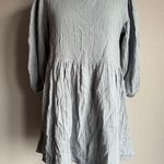 Altar'd State Altar’d State Light Blue Baby Doll Peasant 1/2 Cap Sleeve Mini Dress Women’s S Photo 0