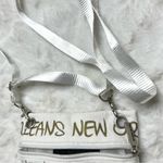 Robin Ruth White Silver & Gold New Orleans Travel Passport Crossbody Bag Photo 8