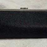 Norwegian Cruise Club Black Shiny Formal Clutch Purse With Removable Chain Silver Photo 5