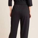 Anthropologie  Sutton Ponte black one piece jumpsuit size small Photo 1