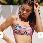 Anthropologie NEW Pink Bikini Top Photo 2