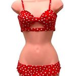 Cupshe NWT  women’s red sweetheart bikini set Photo 0
