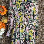 The Clothing Company THE CLOTHING COMP Floral Long Sleeve Button Front Mock Neck Dress NWT MEDIUM  Photo 0