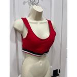 U.S. Polo Assn. Red Sports Bra Racerback Athletic Gym Workout Top Women XL Photo 1