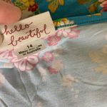 Maiocchi Floral Fit And Flare Dress Cowl Neck Bamboo Spandex Size 14 Photo 4