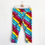 LOUDMOUTH Captain Thunderbolt Leggings Size Large Red Photo 2