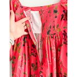 Cara Cara | Sip Sip Dress in Botanical Allover Coral | Sz XS Pink Photo 9