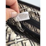 Tignanello Black Leather Crossbody Bag Adjustable Strap Gold Hardware Photo 10