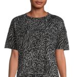 secret treasures Womens Terry Cropped Sleep Top Size XS 0-2 Cut Off Edges New Photo 1