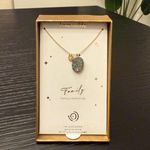 Love this life NIB ® Family Tree Amazonite & Heart Charm Necklace Photo 8