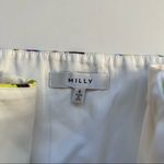 Milly White Multicolored Paint Splatter Crop Top Side
Zipper Size 8 Photo 3