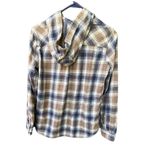 Carhartt  size S. (4/6) flannel button up hoodie. Photo 1