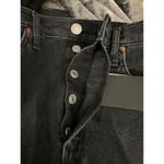 RE/DONE Womens High-Rise Straight Leg Black Denim Jeans Size 29 Photo 8