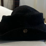 Black Wool Fedora Hat Photo 0
