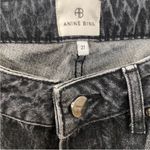 ANINE BING  frayed high-rise bootcut jeans in dark gray Photo 4