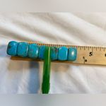 Turquoise blue bead bracelet on elastic.‎ Or bead something of your own Photo 2