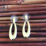 Nine West Gold Tone Drop Dangle Post Earrings Photo 1