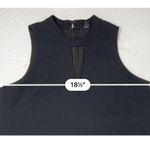 Guess Deetra Halter Aline Dress Keyhole Dress Black LARGE Embellished Preppy LBD Photo 5