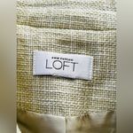 Loft Ann Taylor Knit Blazer Size Small Light Green EUC Photo 4