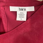 Bar III  Bell Sleeve Ruffled‎ Shift Dress in Berry Photo 9