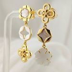 Tory Burch  Kira  Clover Linear Earrings Photo 2
