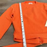 superdown Iris Cutout Back Orange Long Sleeve Knit Sweater Size Large Photo 7