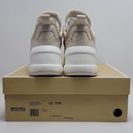 Michael Kors Olympia Metallic Logo Jacquard Trainer Cream Gold Women's 10M NIB Photo 5