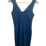 Grace Karin  Women Sleeveless Deep V Neck Cocktail Pencil Dress Lace Blue S Photo 4