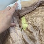 Derek‎ Lam Coat Womens X Small Brown Tan Oversized Shearling Jacket Faux Leather Size XS Photo 12