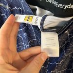 Lole  Dark Blue/White Floral Print Yoga Leggings | Size Medium Photo 4