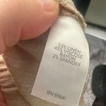 J. Jill Women’s Extra Large Stretch Tan Linen Pants LagenLook Size XL Photo 4