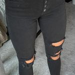 American Eagle Black Jeans Size 4 Photo 2