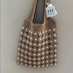 Haute Hippie  Brown Tote with Studded Embellishments Photo 1