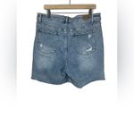 Judy Blue  Denim Patch Mid Length Shorts Size 2XL Photo 4