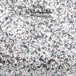 Coach Silver Glitter Leather Bag Purse Wristlet Photo 3