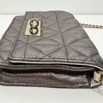 Kate Spade Sedgewick Place Quilted Metallic Gray Bag Photo 4