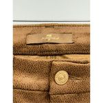 7 For All Mankind Skinny Pants Size 24 Womens Tan Faux Leather NEW Photo 7