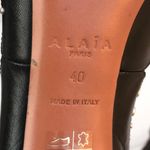 Alaia Azzedine women’s studded laser-cut cutout caged leather open-toe bootie 40 Photo 13