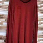 LANEUS viscose cashmere blend top XL Red Photo 3