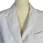 Vince white collared long sleeve jacket blazer women's size 4 Photo 4