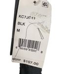 Kenneth Cole Tough Luxe Crochet Bandeau Black One-Piece Swimsuit Size Medium Photo 6