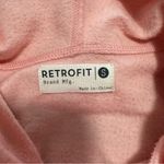 Retrofit Light Pink Hoodie Jacket Sweatshirt Women's Size Small Cozy Photo 5