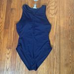 ANDIE The Malibu One Piece Swimsuit Navy size L NWT minimalist Photo 2