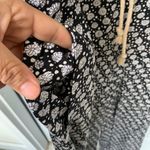 Anthropologie  wide leg black daisy ditsy floral jumpsuit XS boho festival summer Photo 4