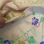 Vntg USA Housecoat Gown Floral Pearl Snap Grandma Cottage Pink Pastel Granny Size L Photo 5