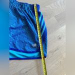 Adidas  climalite geometric blue shorts sz L Photo 5