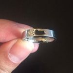 Little Footprint Stainless Steel Ring Size 7 Silver Photo 1