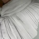 Free People Nico Bomber Jacket Size Small Light Gray NEW Bohemian Ruched Casual Photo 9