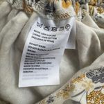 Bardot Cindy Sweetheart Ruched Mini Dress Soft Yellow Floral NWT 6 Small Photo 10