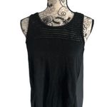 Club Monaco  Black Knit Blend Tank Top Sz M Photo 1